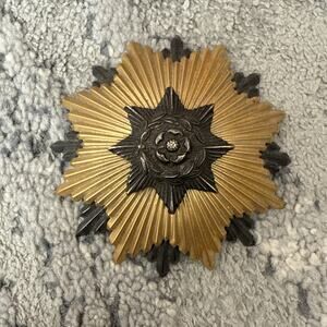 Vintage Agnew Signed Large 3 Inch Starburst Brooch Or Pendant